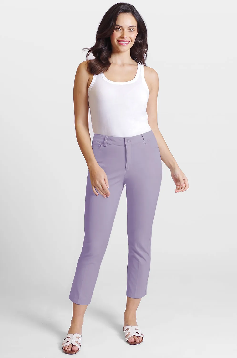 Casey Crop Jean - Blossom Twill - Fashion Colors: FINAL SALE
