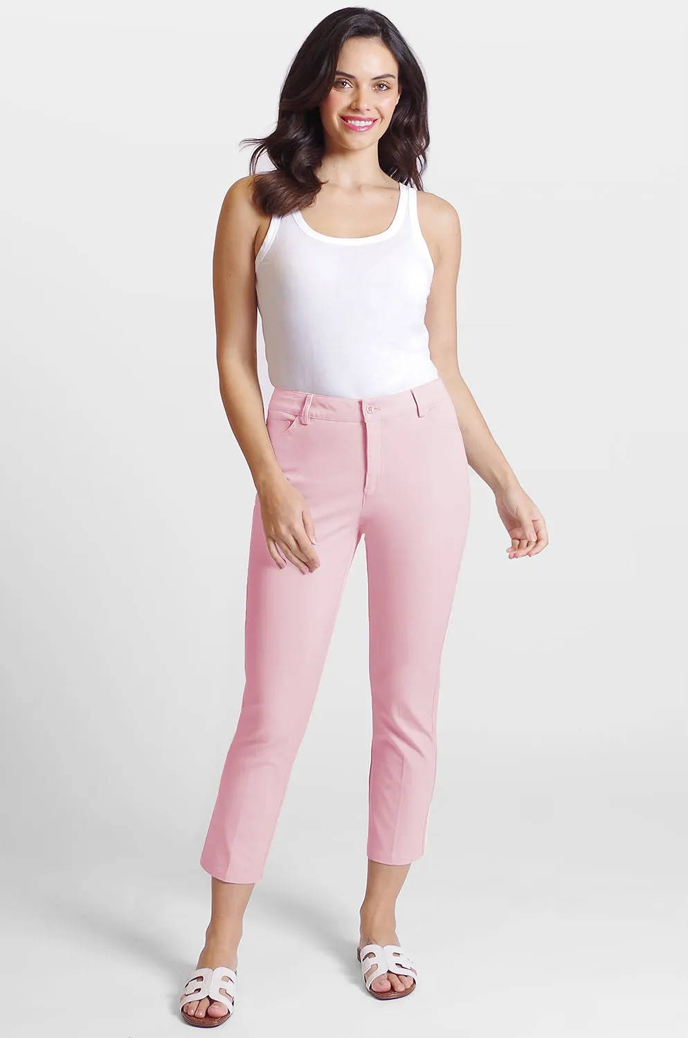 Casey Crop Jean - Blossom Twill - Fashion Colors: FINAL SALE