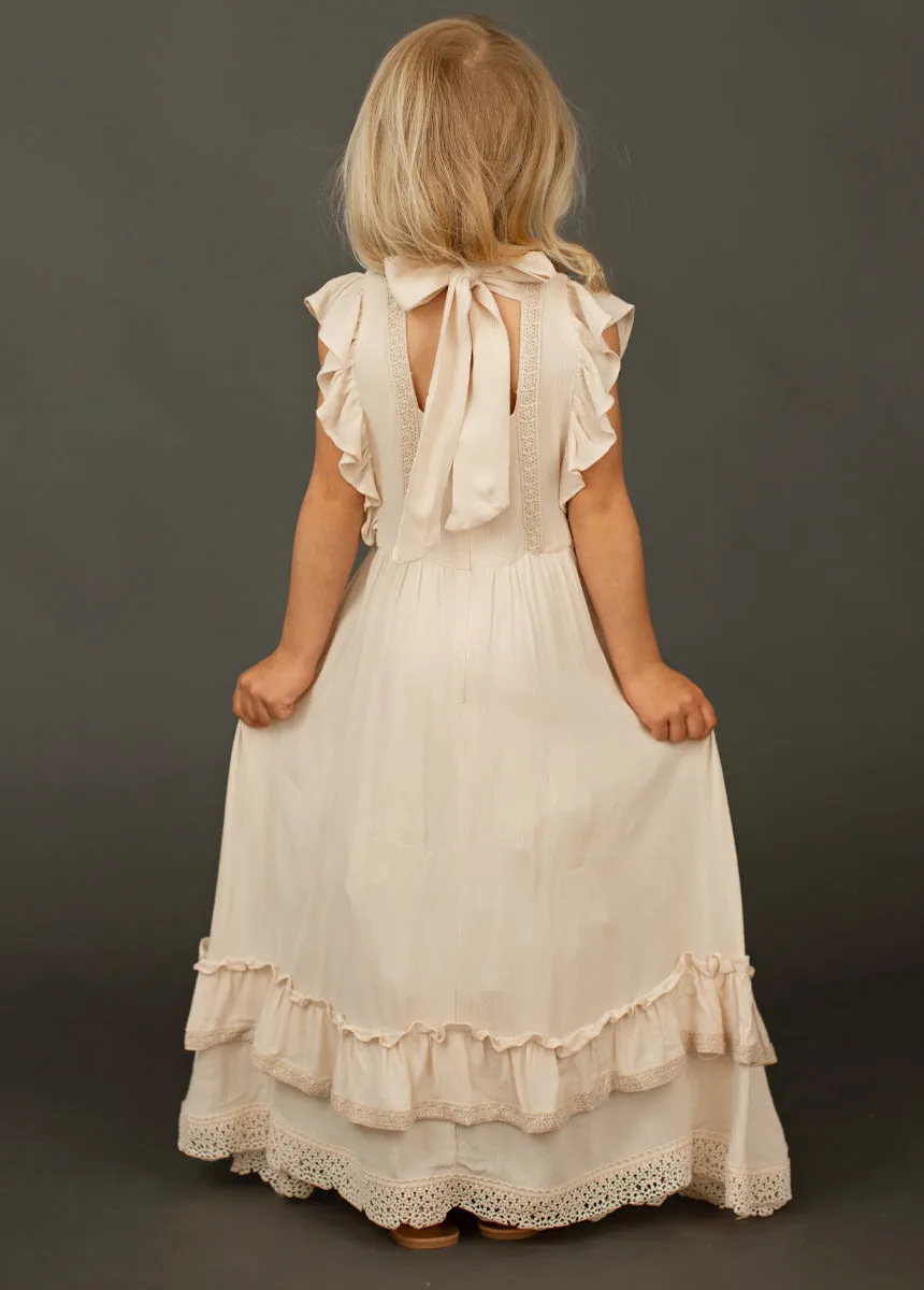 Cassia Dress in Ecru