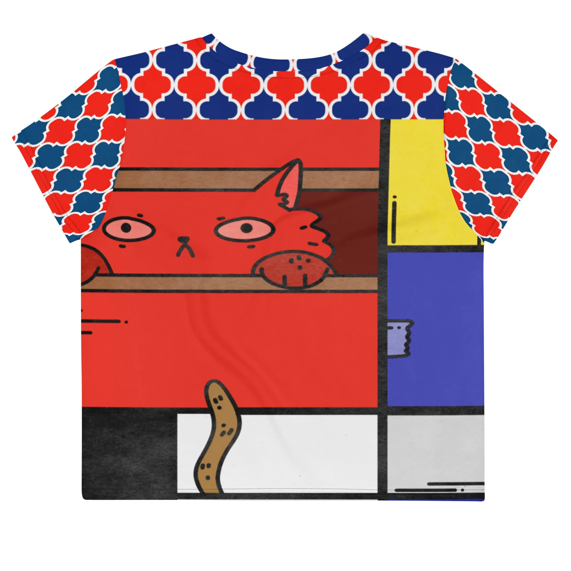 Cat in a Box Crop Top