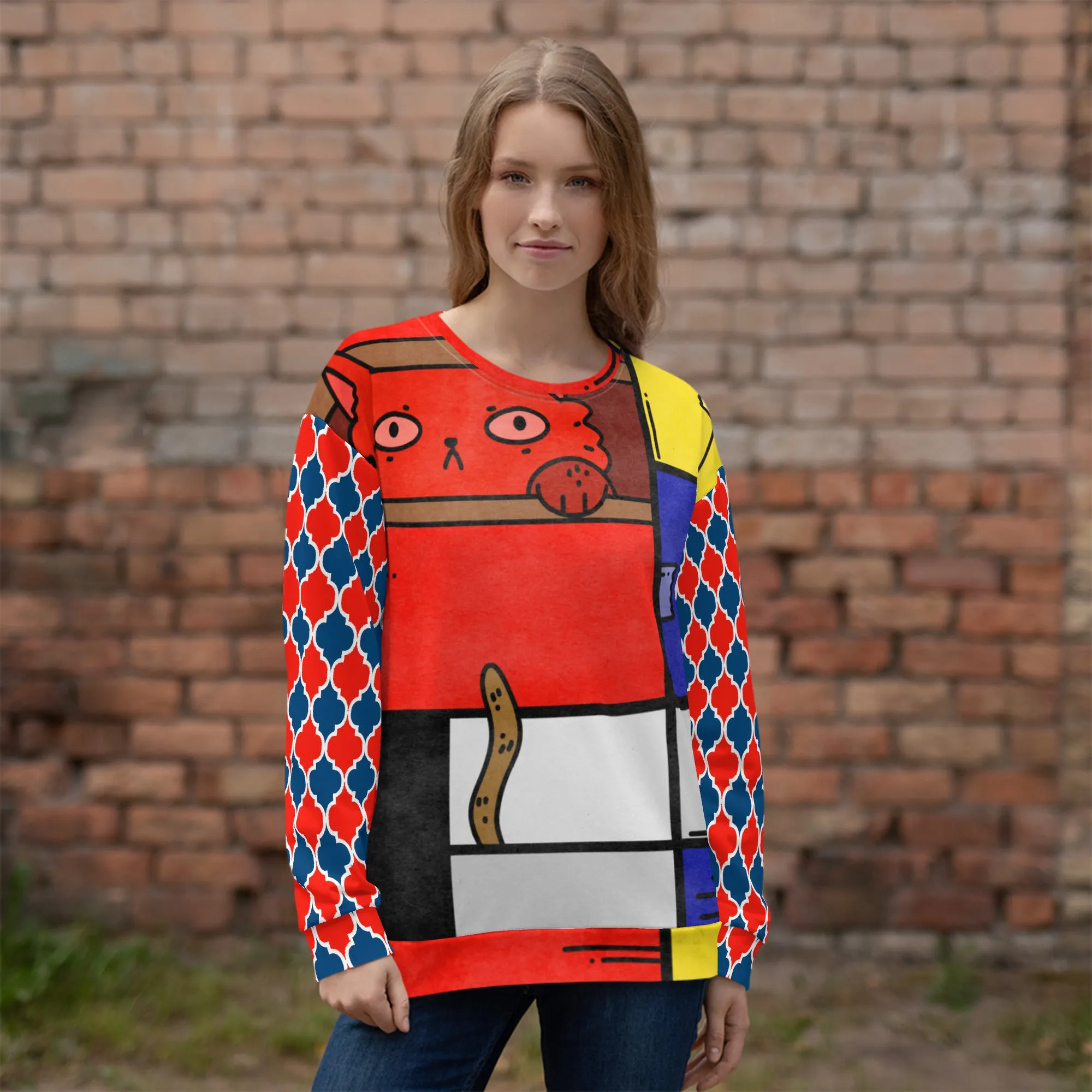 Cat in a Box Sweatshirt