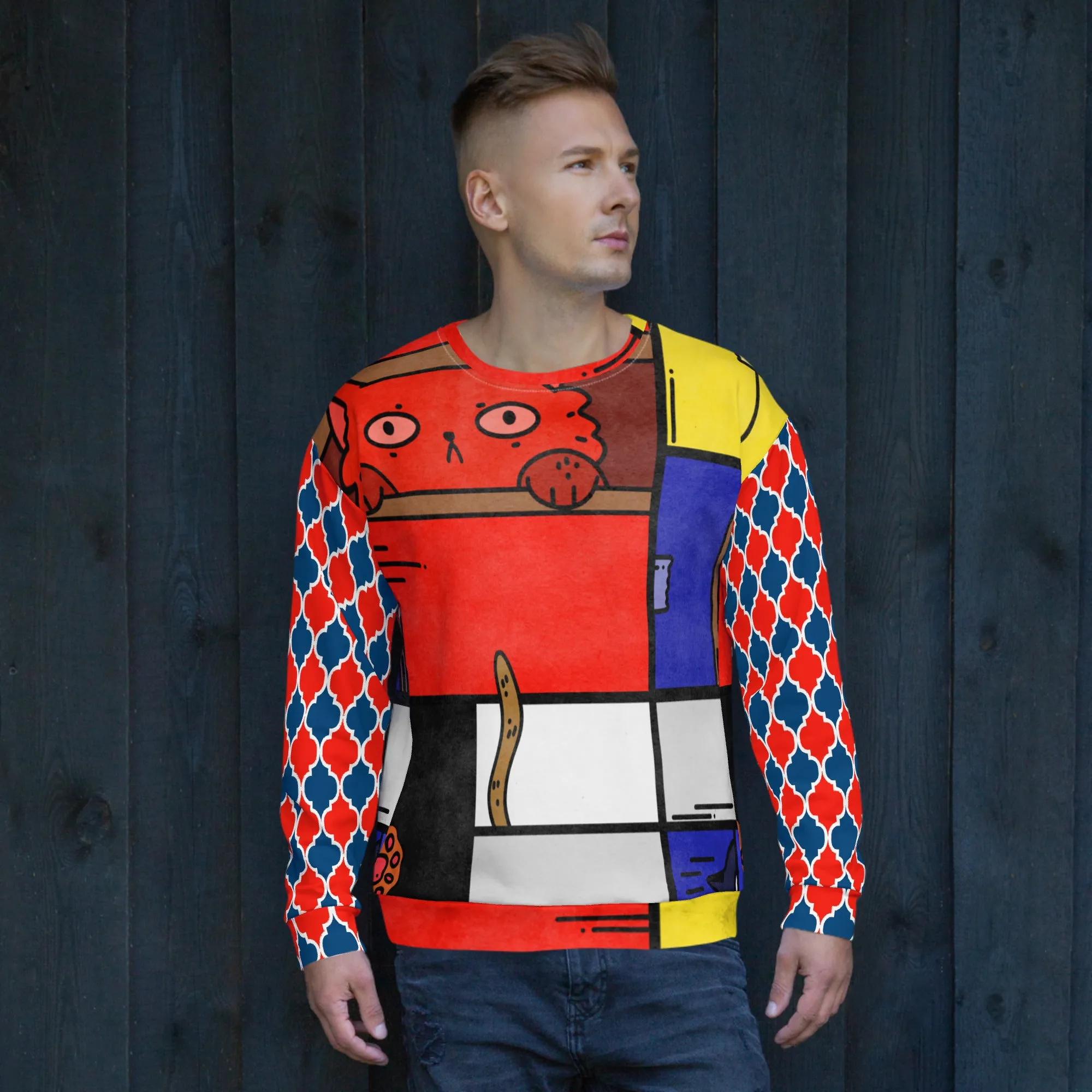 Cat in a Box Sweatshirt