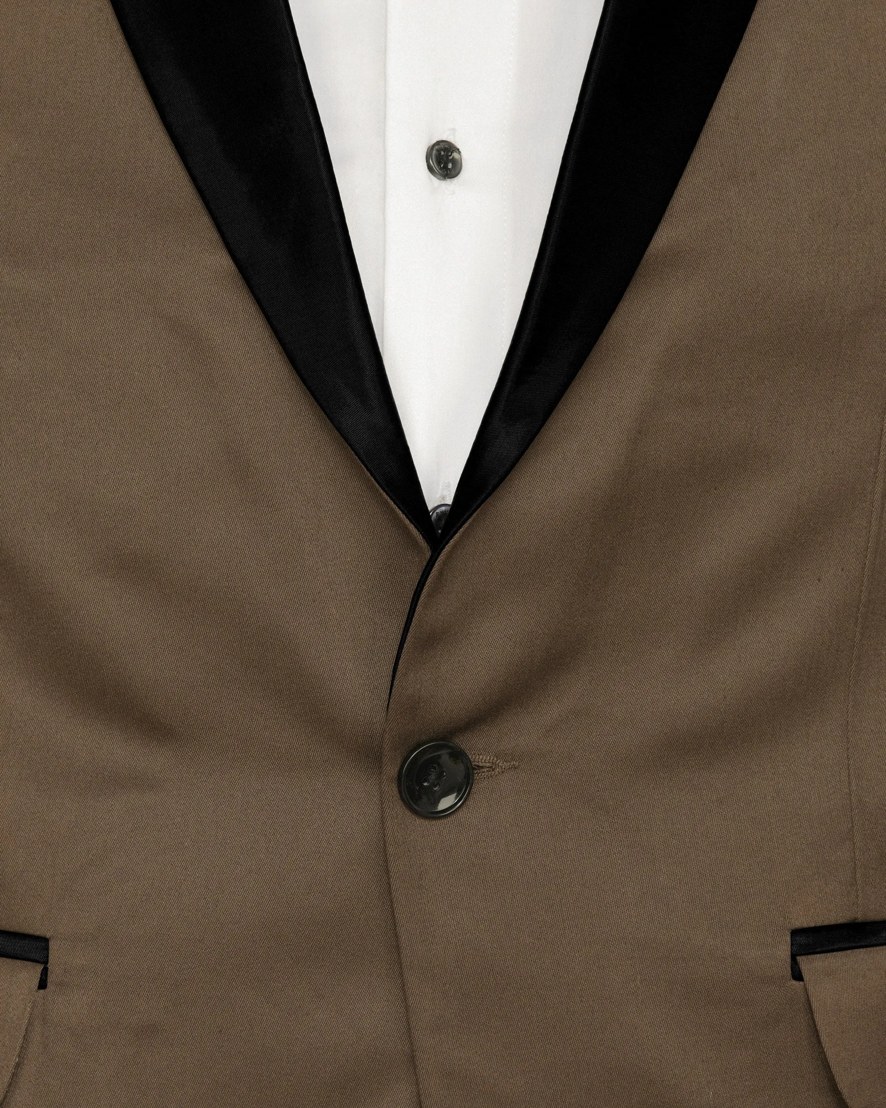 Cedar Brown Tuxedo Blazer