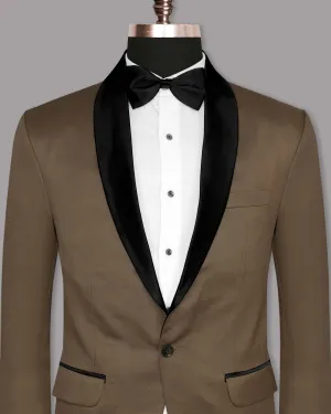 Cedar Brown Tuxedo Blazer