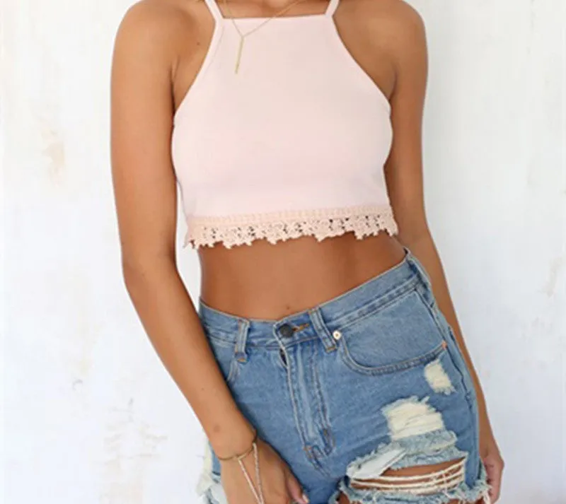Celebrity Women Unpaded Bra Tank Tops Bustier Vest Crop Top Blouse