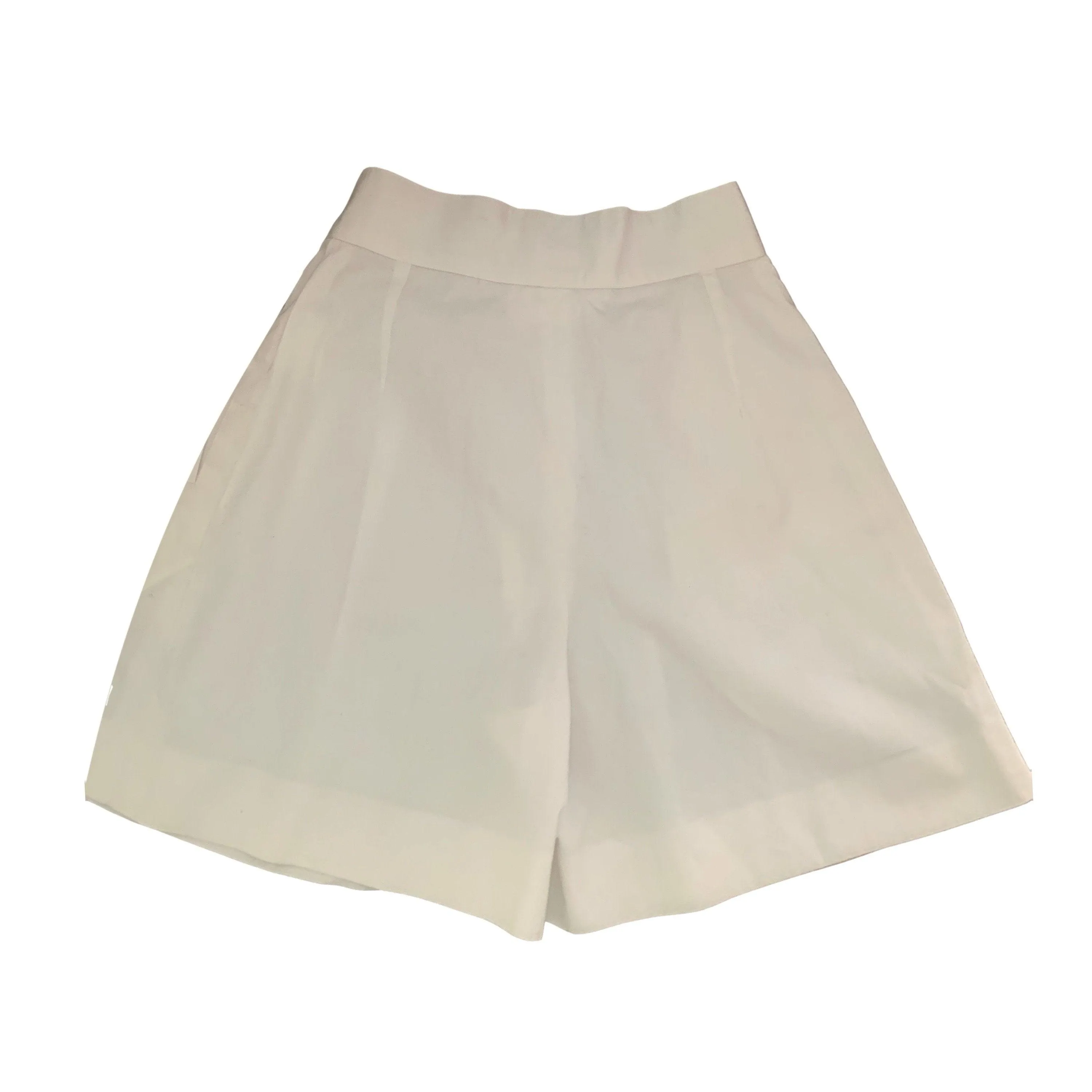 Chanel White Logo Button Bottoms