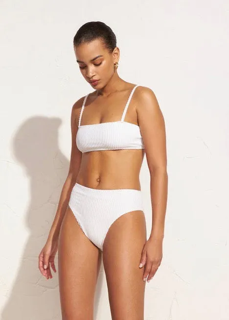 Chania Bikini Bottoms (Plain Off White)