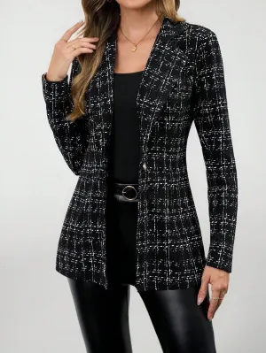 Chaqueta a cuadros para mujer - Cherry Vibes