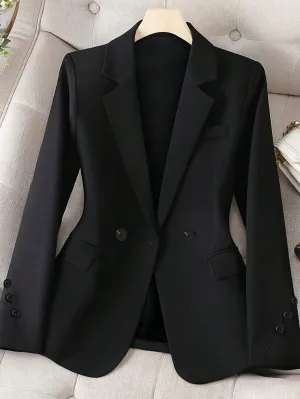 Chaqueta Doble Botonadura con Cinturón - Cherry Vibes