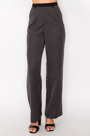 Charcoal Mixed Trouser