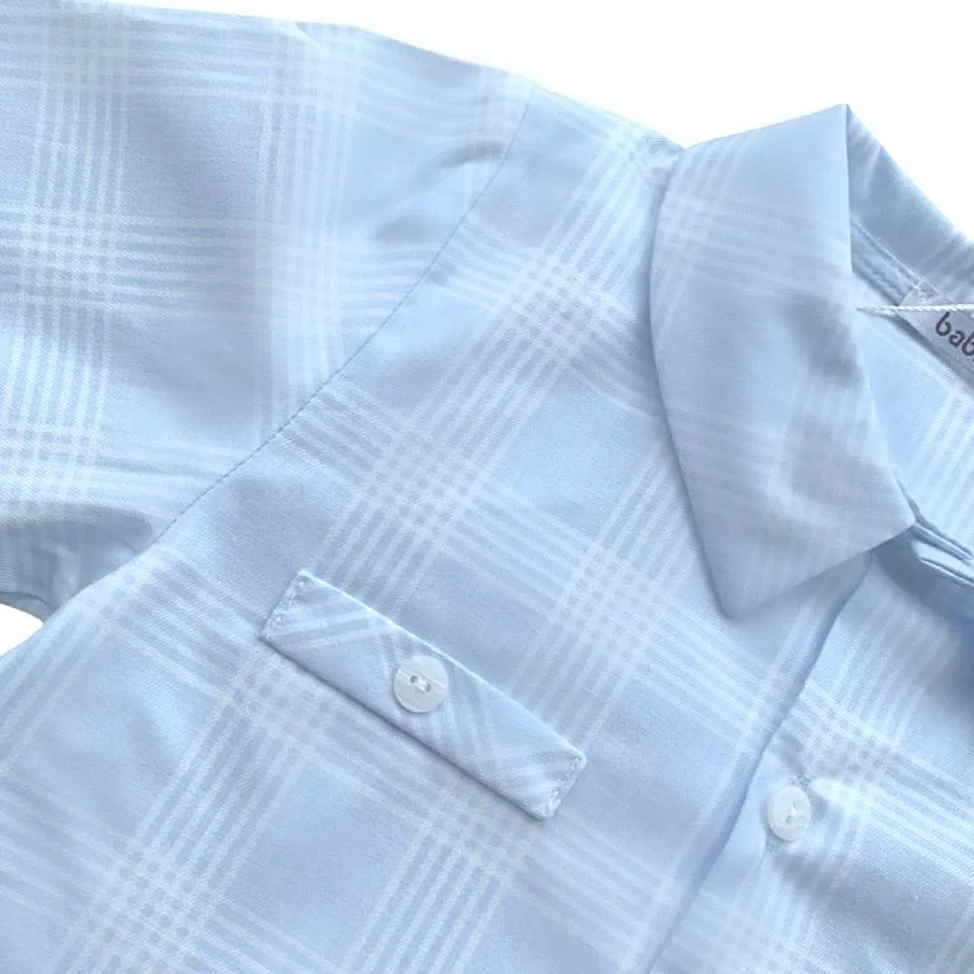 Check Shirt and Trouser Set
