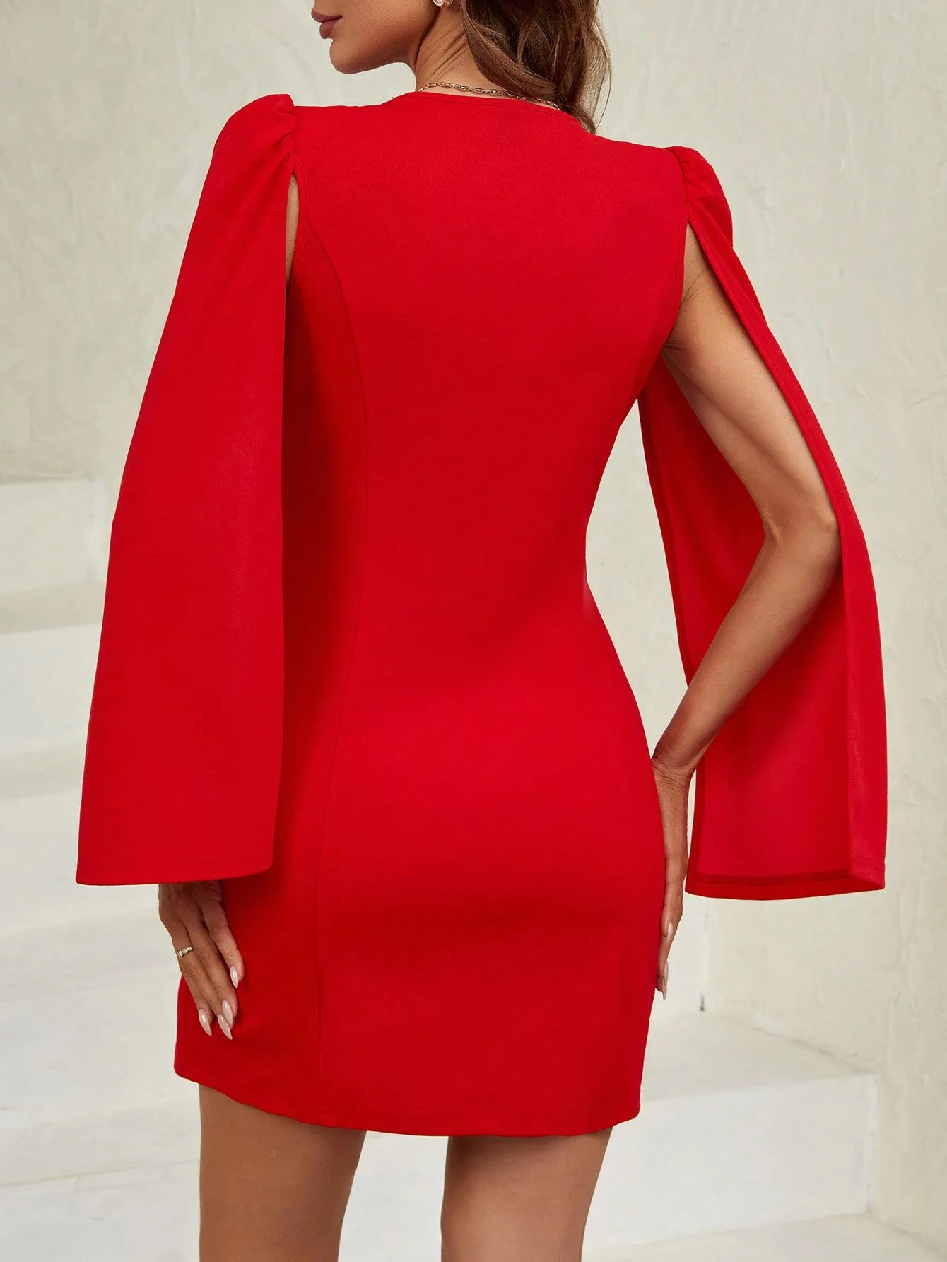 Cherry Vibes: Vestido Blazer Doble Botonadura en