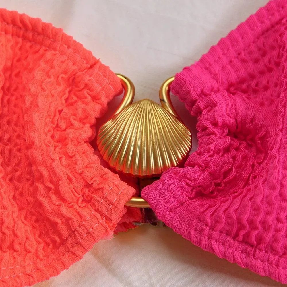 Chic High-Waisted Swimwear Set