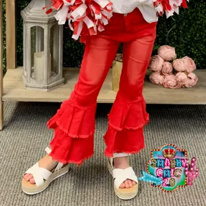 Children's Red Bell Bottoms