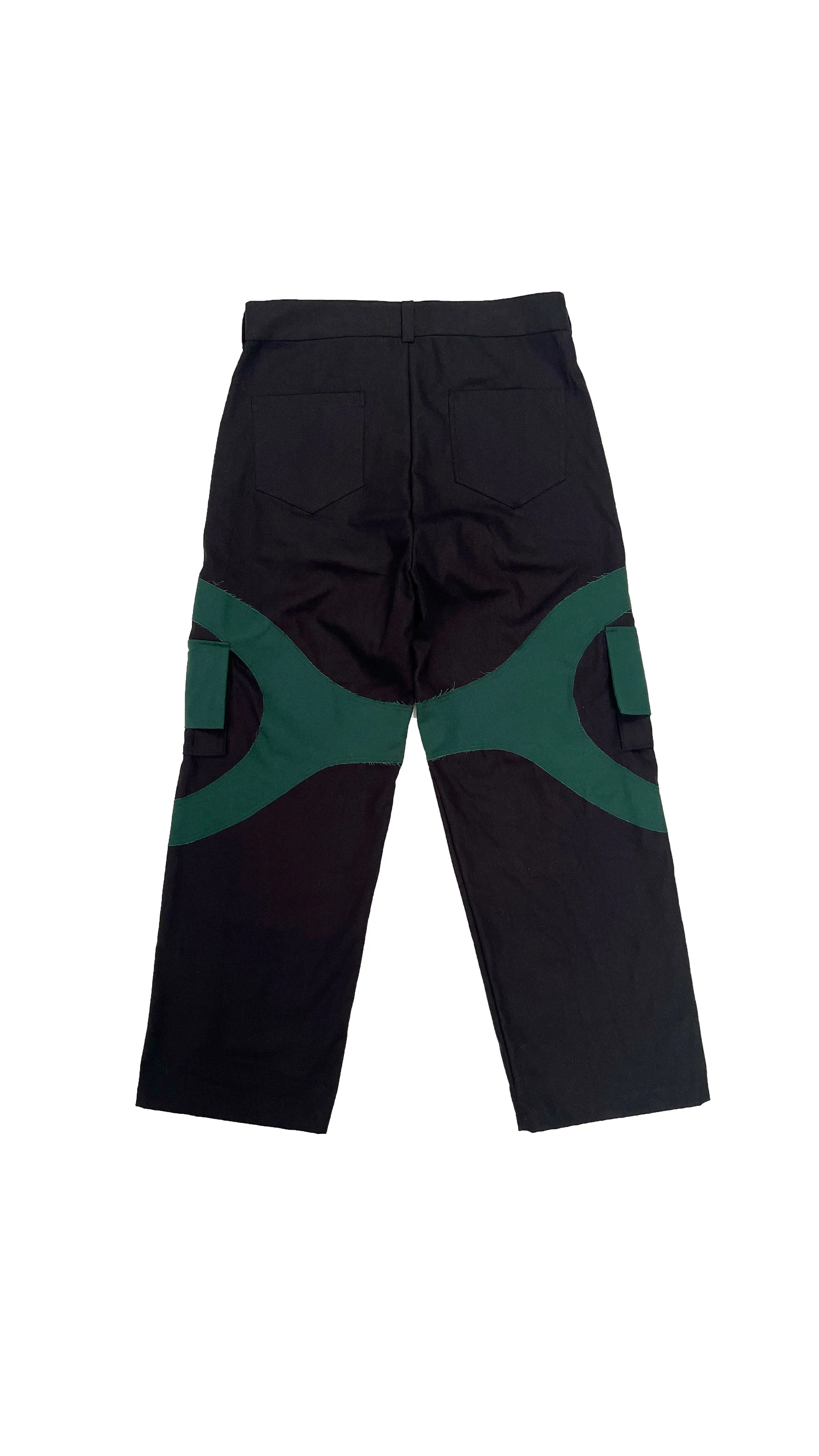 CIRCULAR CARGO PANTS GREEN