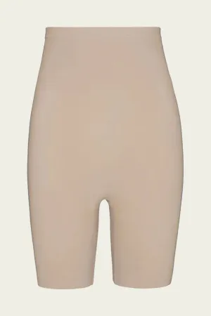 Classic Control High-Waisted Short in Beige
