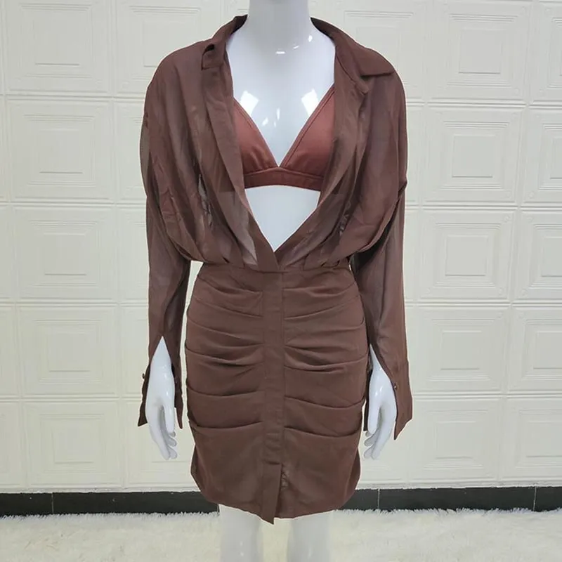 Clubwear Outfit Casual Slim Sexy Dress