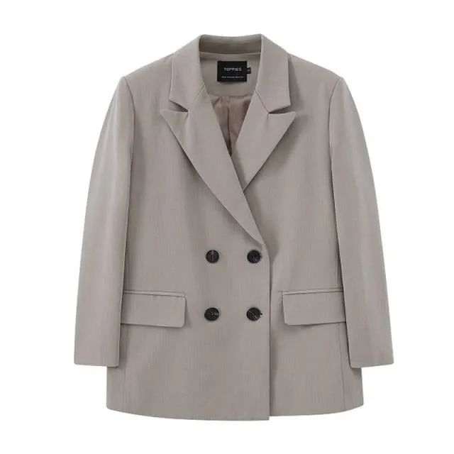 Coat Solid Color Formal Blazer
