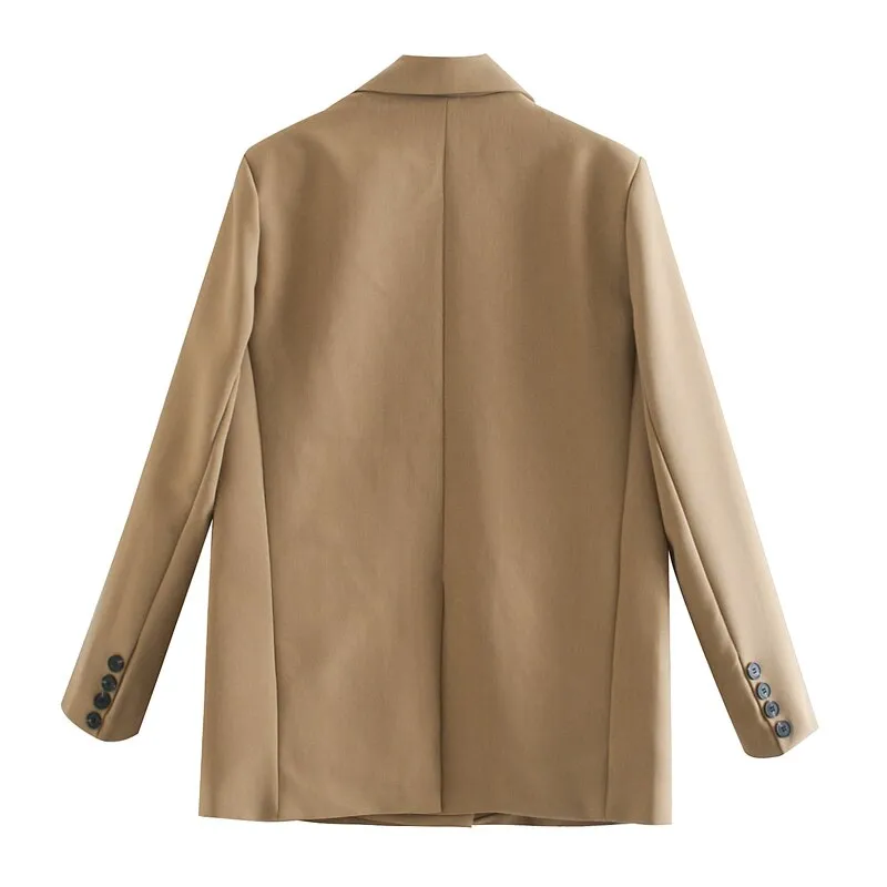 Coat Solid Color Formal Blazer