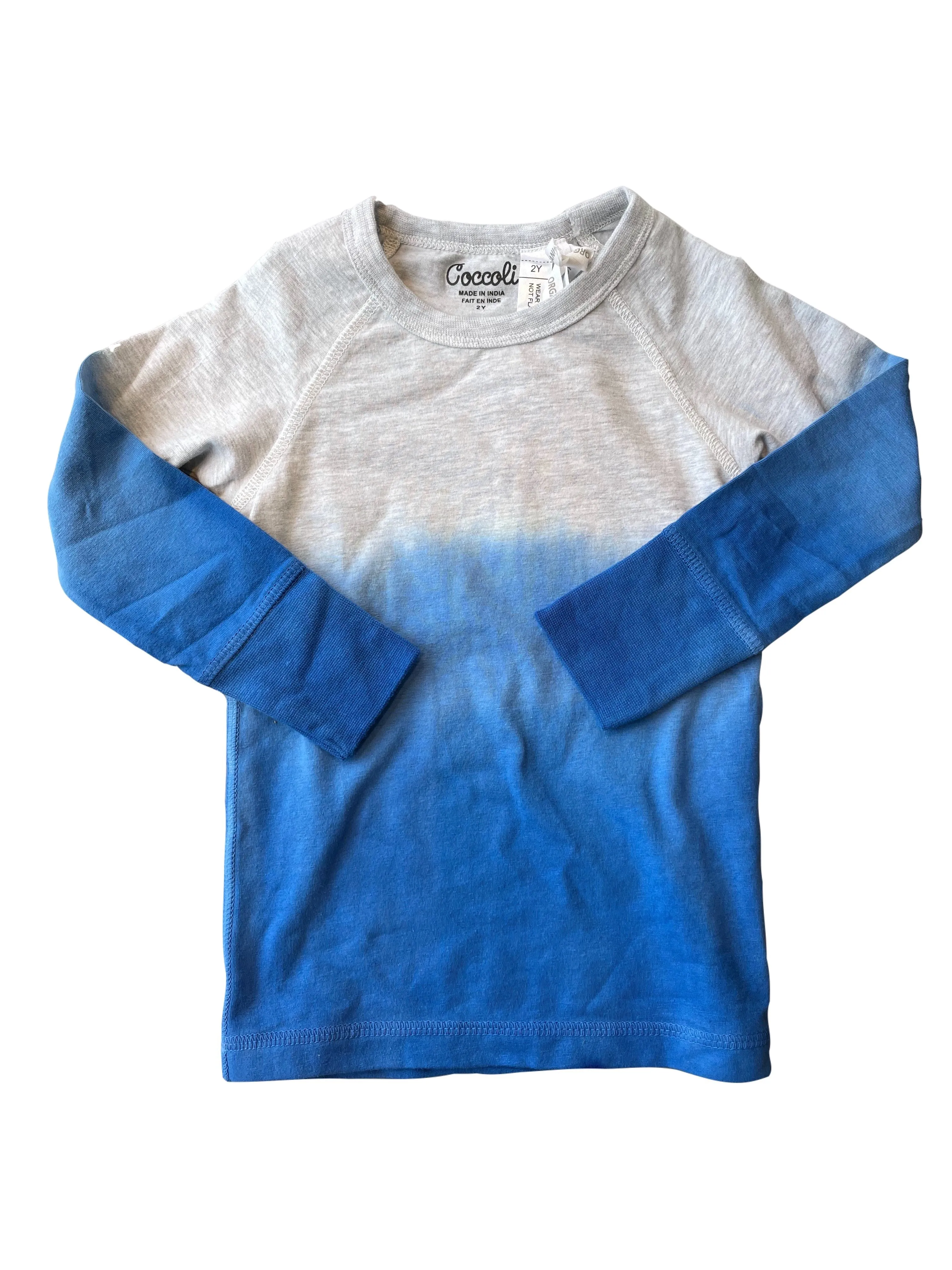 Coccoli Blue Dip Dye Cotton PJs