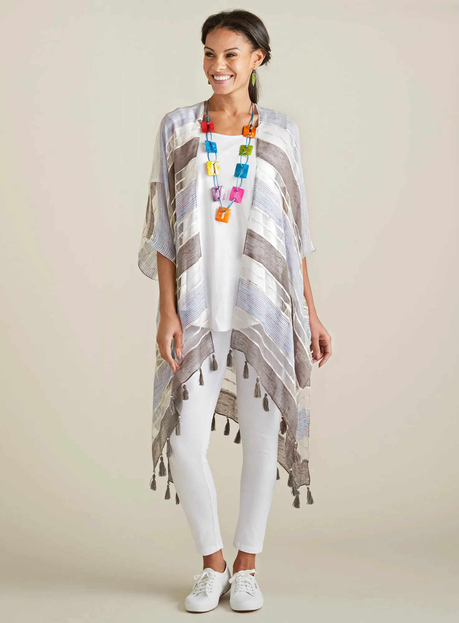 Cocoanut Grove Silk Caftan