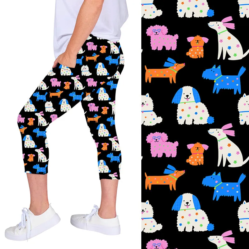 College Dogs Deluxe Pocket Capri