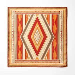 COLORFUL IKAT ETHNIC SILK POCKET SQUARE