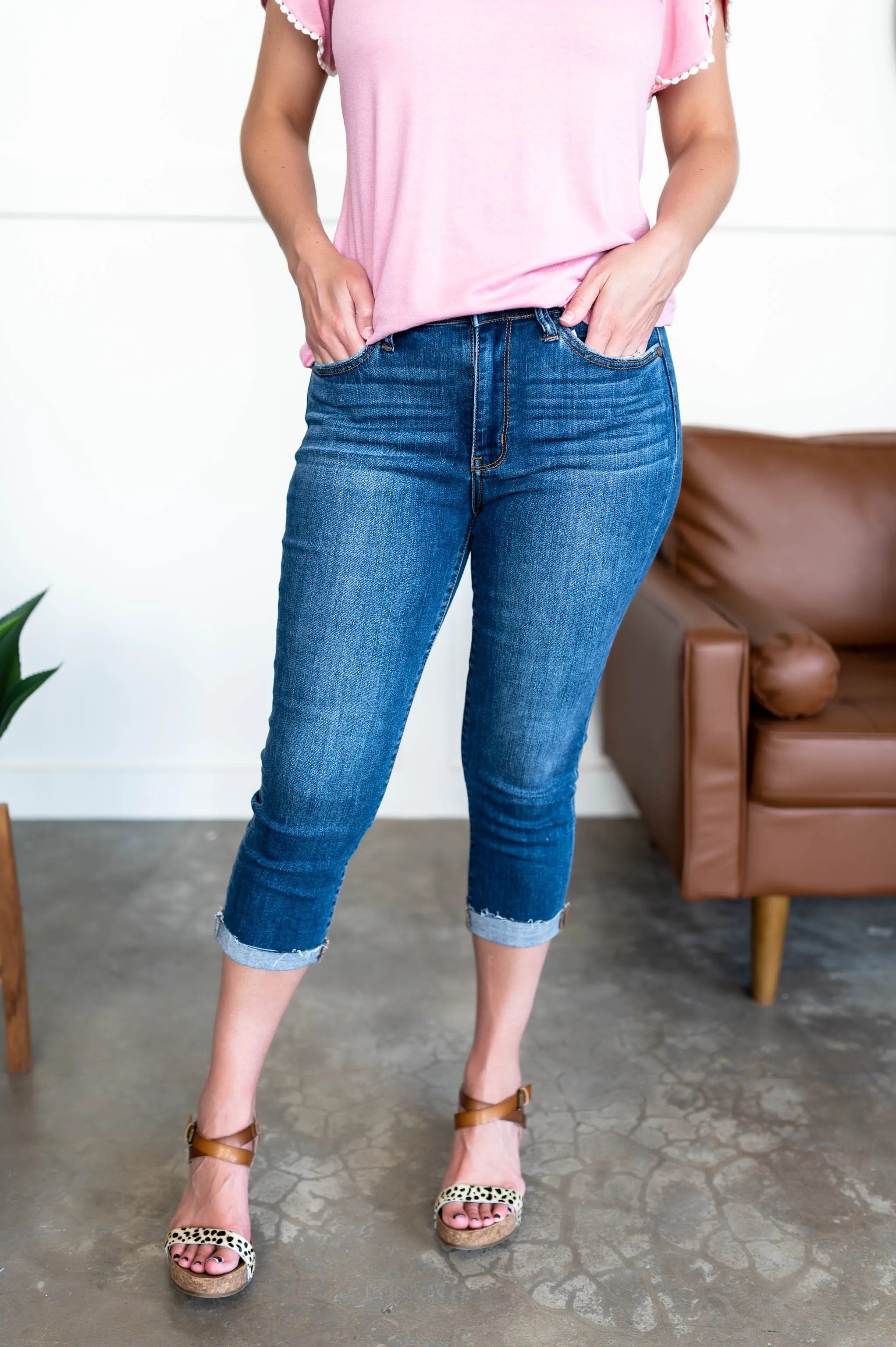Come Hell Or High Water Judy Blue Capris