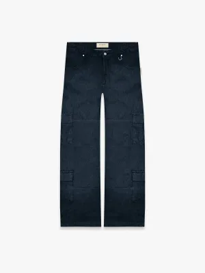 CONCEPTION CARGO PANTS - RAW DENIM