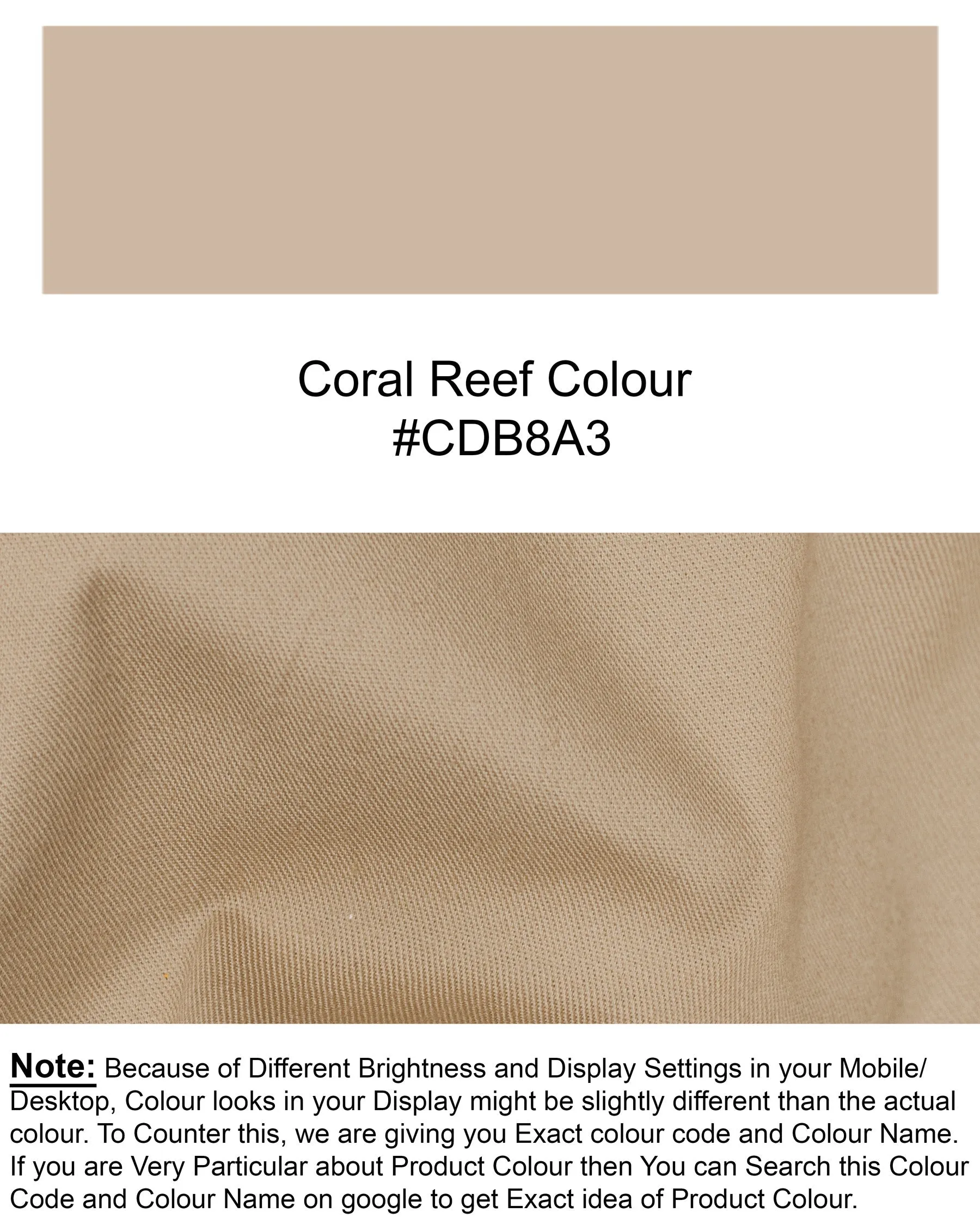 Coral Reef Double Breasted Wool Rich Blazer