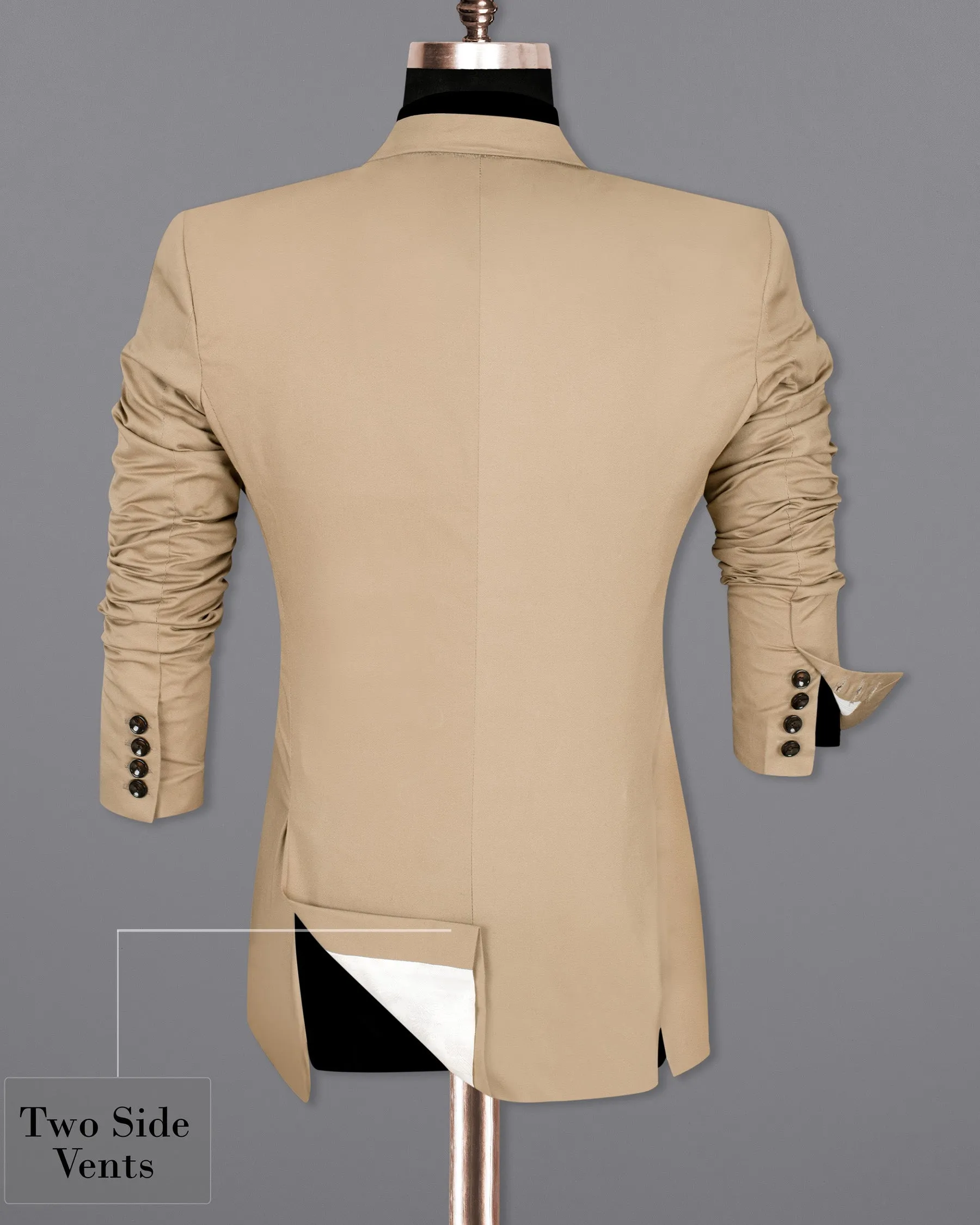 Coral Reef Double Breasted Wool Rich Blazer