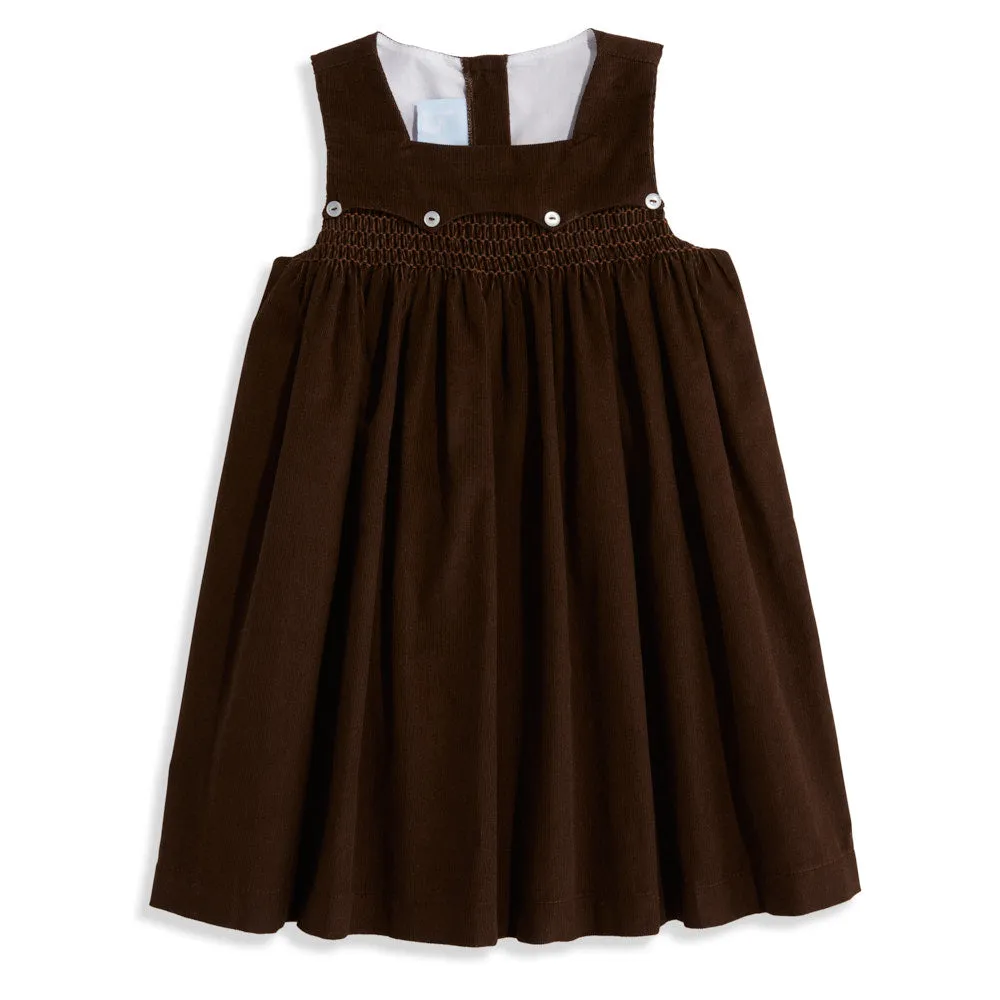 Corduroy Amelie Jumper -- Chocolate