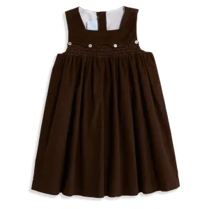 Corduroy Amelie Jumper -- Chocolate