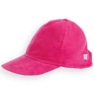 Corduroy Baseball Hat -- Hot Pink