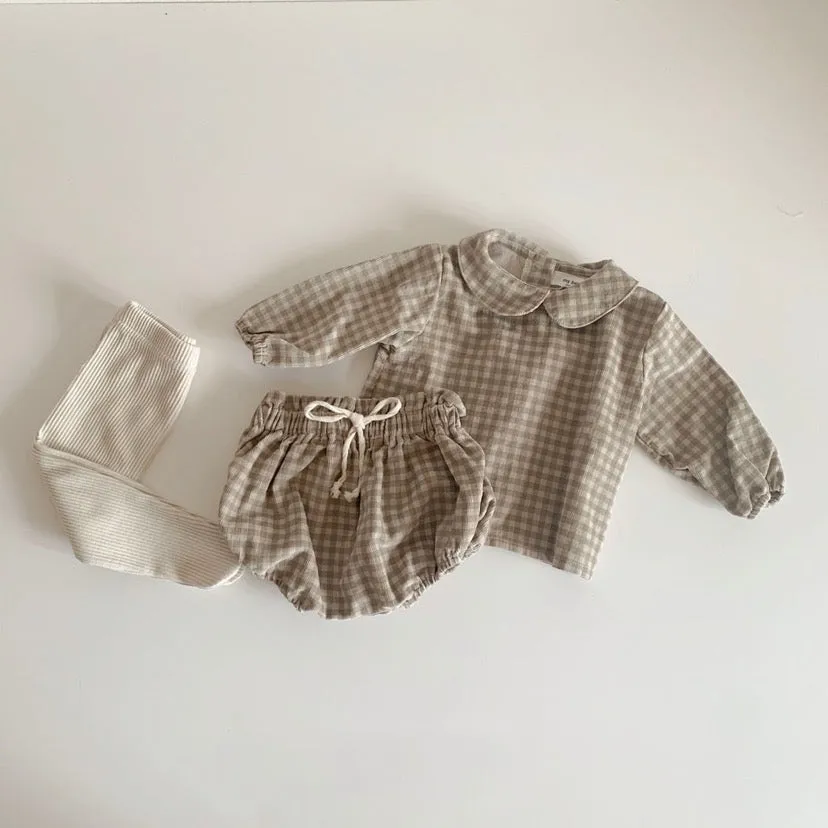 Corduroy Bebe Set (Top and Bloomer)