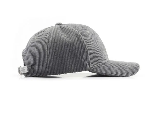 Corduroy Boyfriend Ball Cap (5 Colors)
