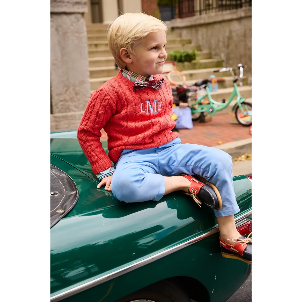Corduroy Boy's Slim Pant -- Blueberry Cord