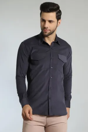 Corduroy Cotton Blue 1 Shirt