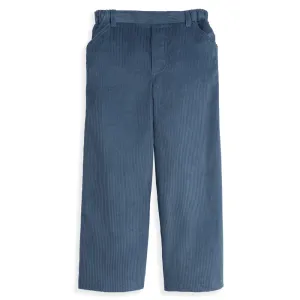 Corduroy Faux Zip Pant -- Moonlight Blue Cord