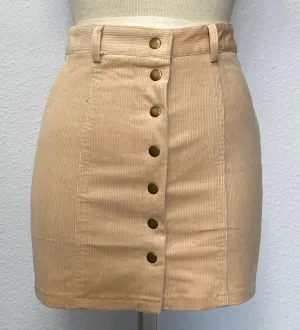 CORDUROY MINI SKIRT