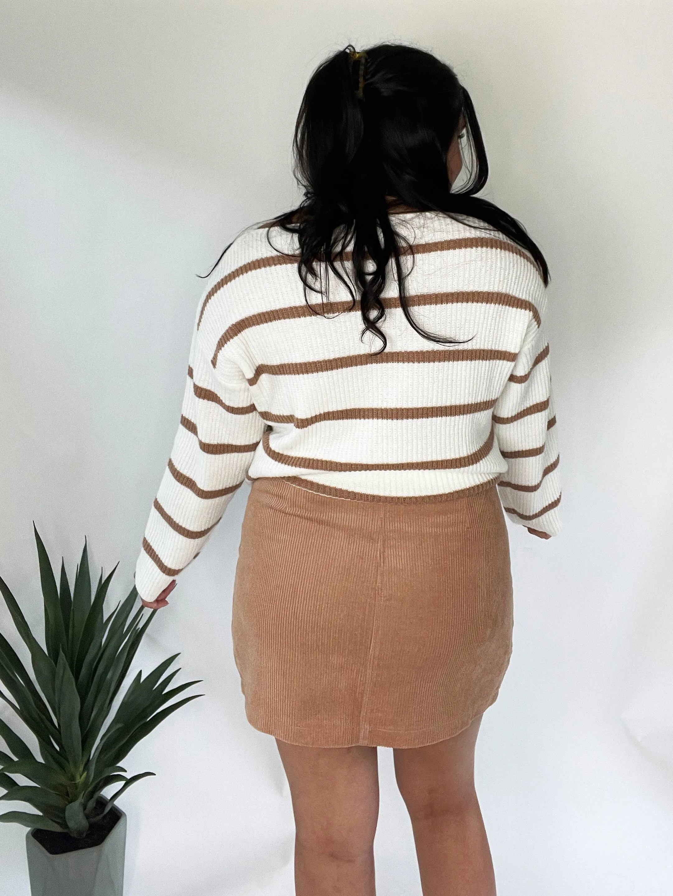 Corduroy Mini Skirt