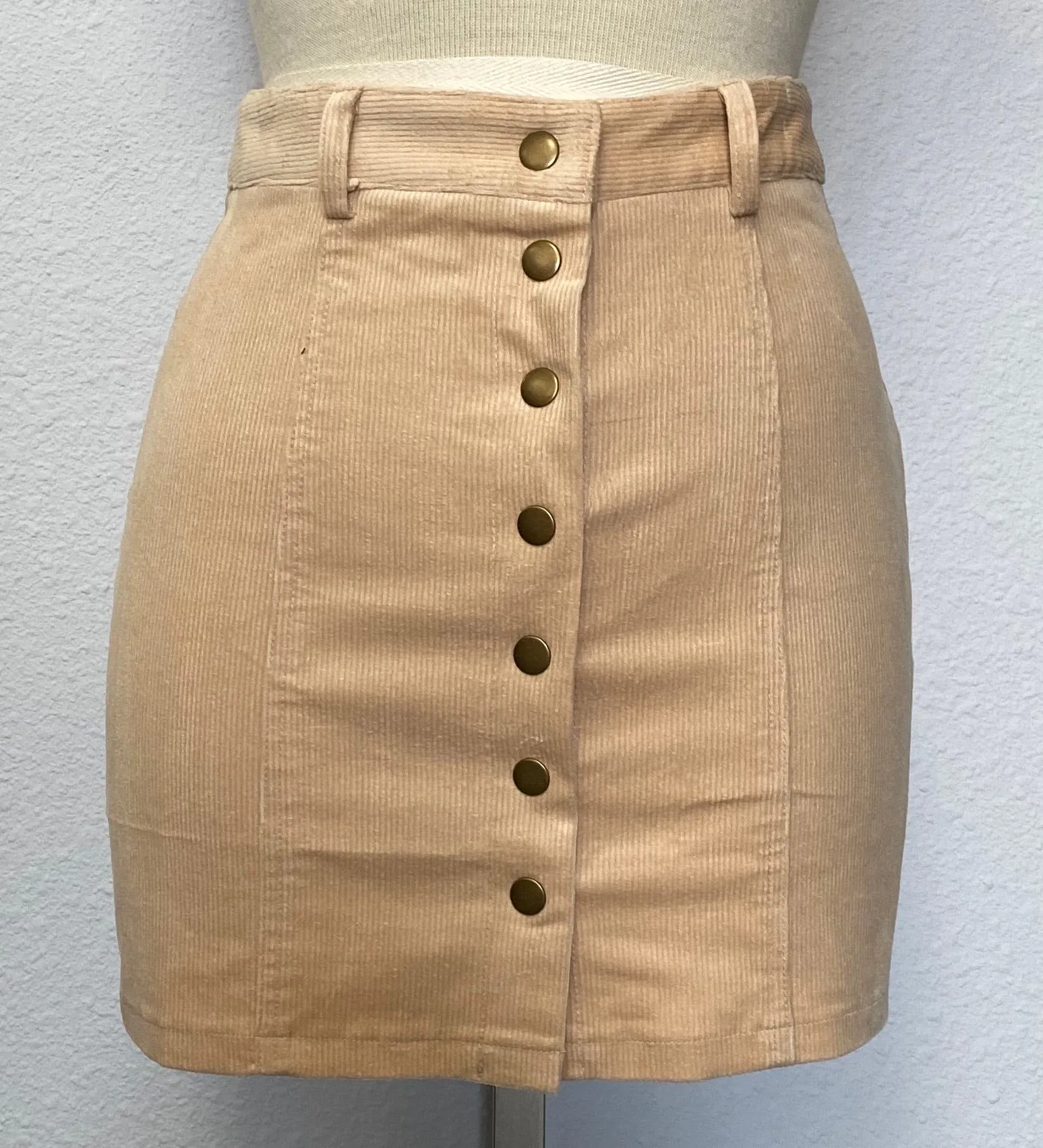 CORDUROY MINI SKIRT
