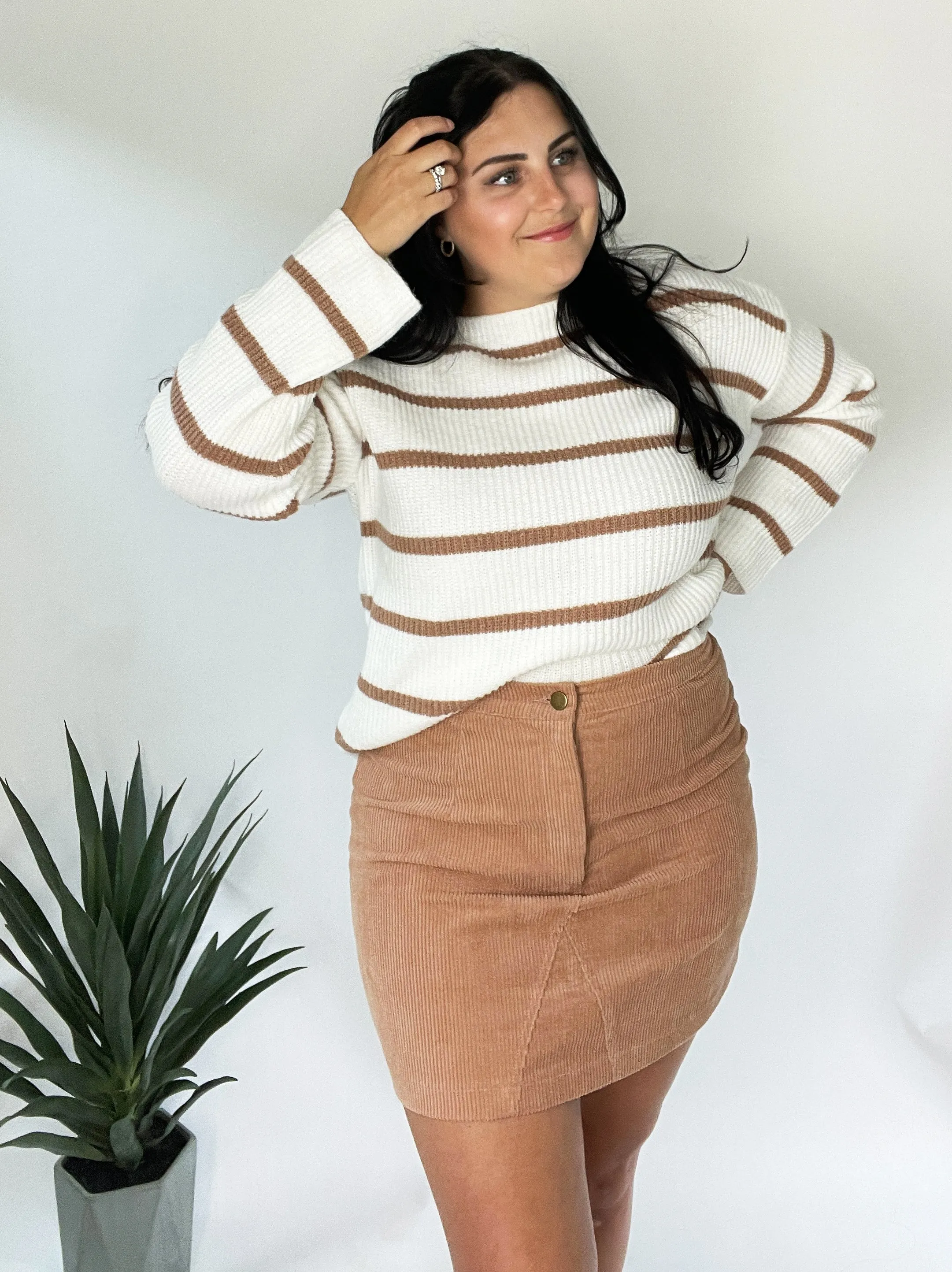 Corduroy Mini Skirt