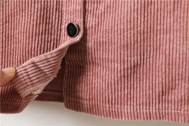 Corduroy Mini Skirt