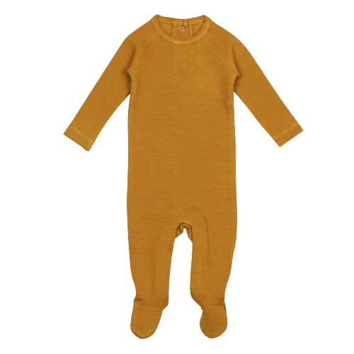 Corduroy Raglan Footie