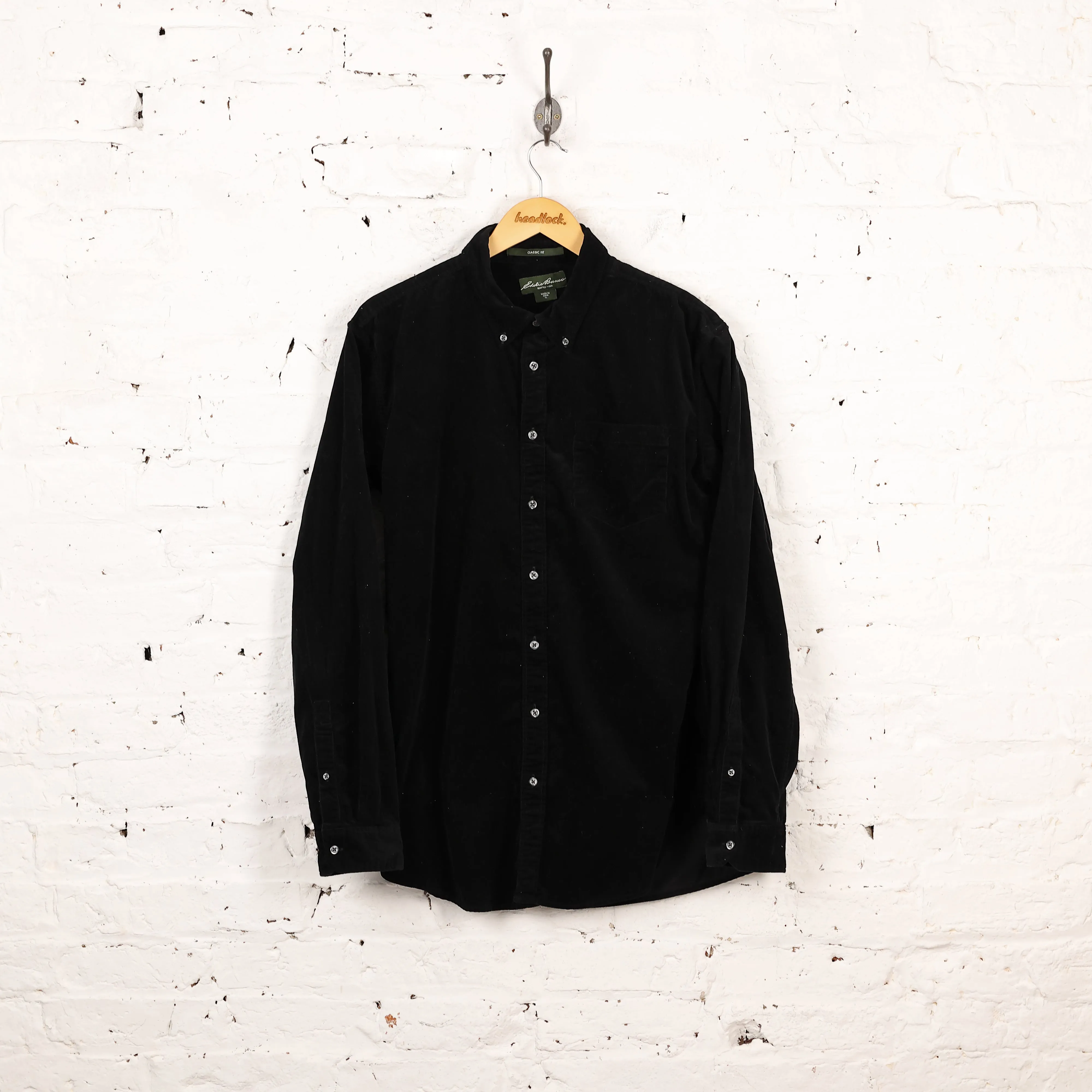 Corduroy Shirt - Black - L