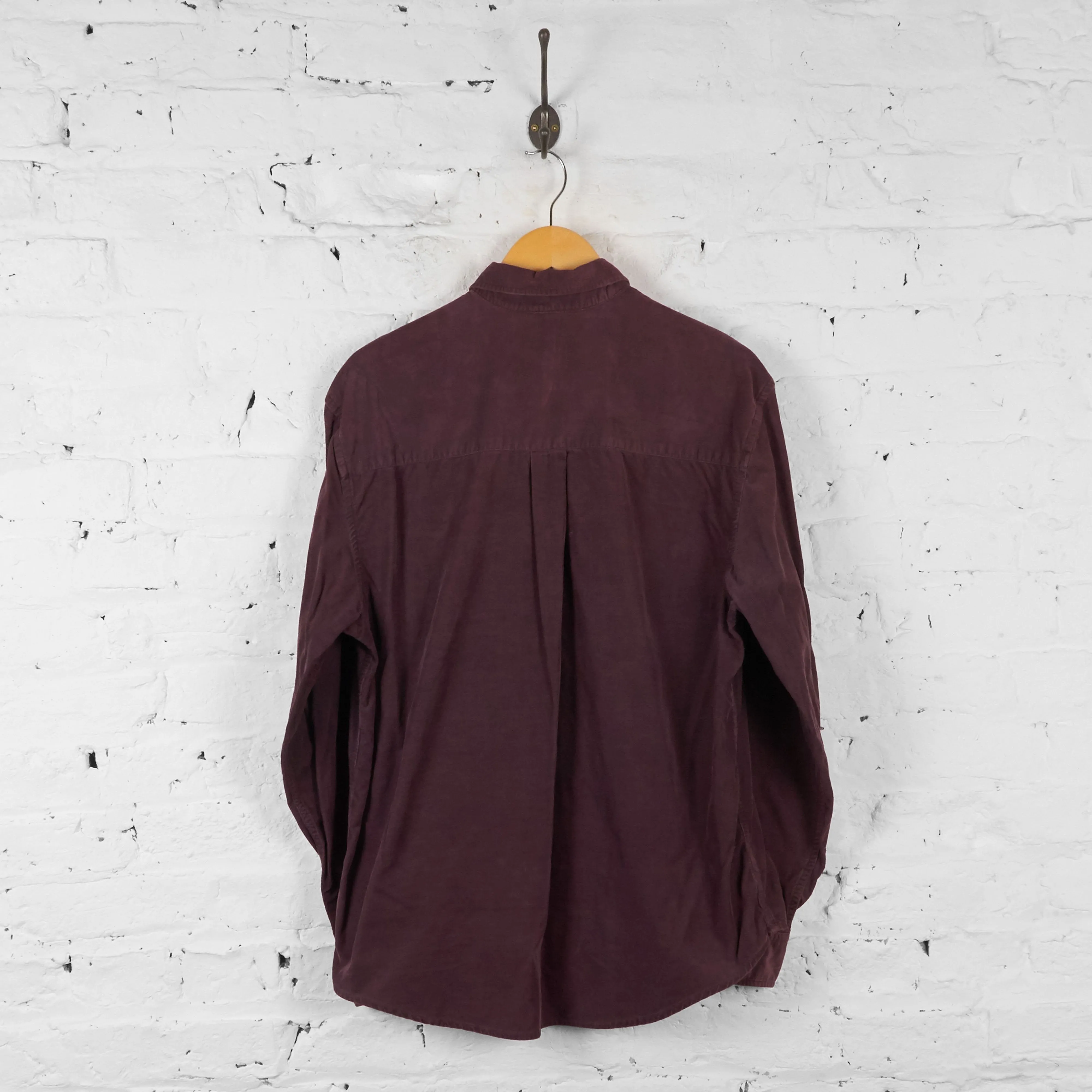 Corduroy Shirt - Maroon - M