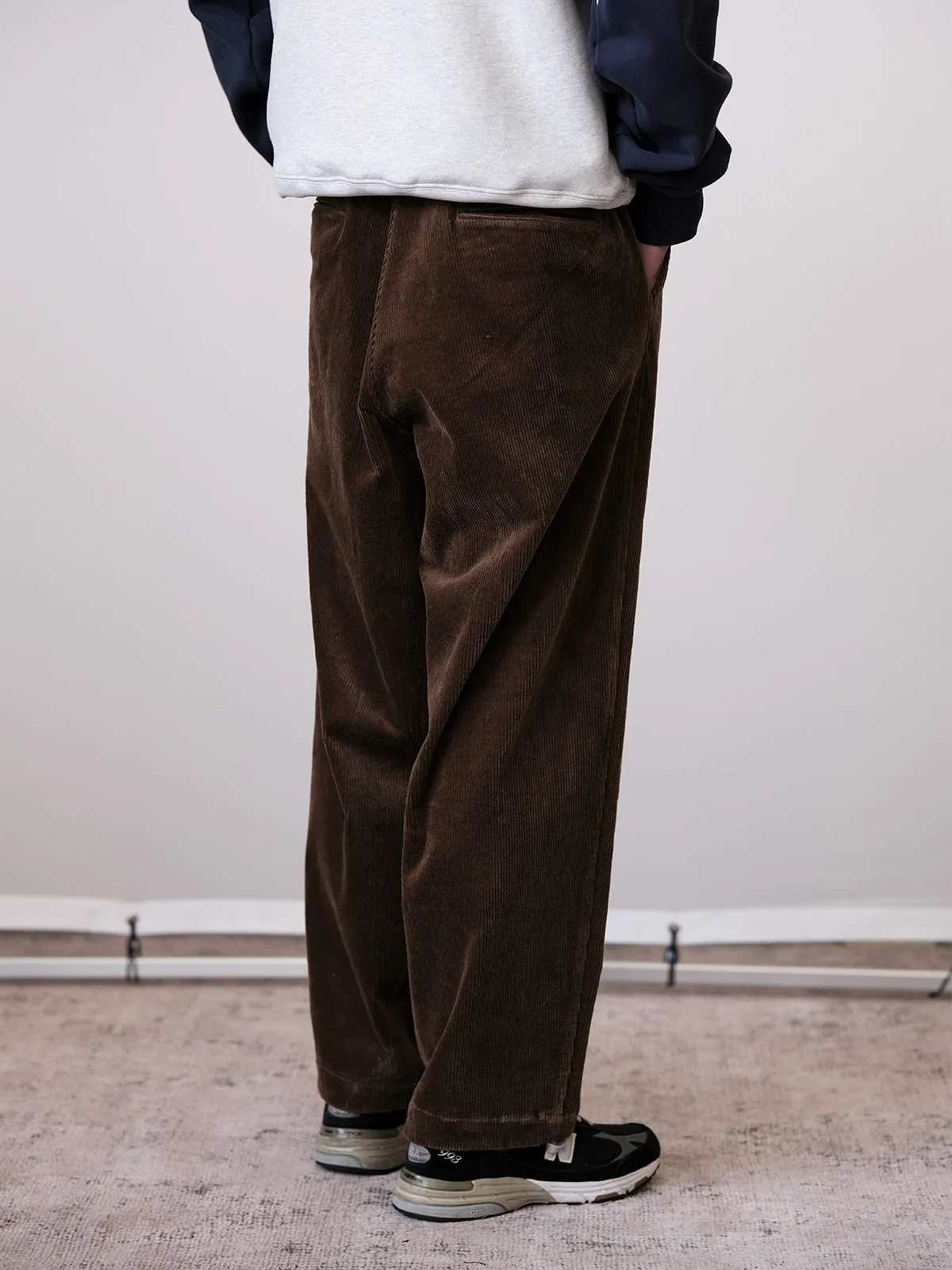 Corduroy Wide-Leg Trousers