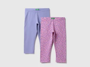 Cotton Blend Printed Regular Length Girls Capris