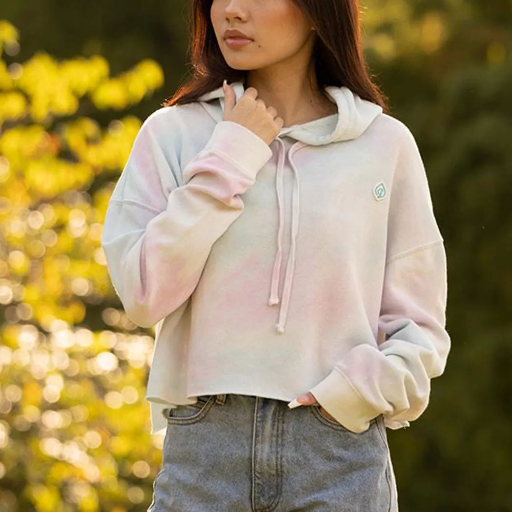 Cotton Candy Crop Hoodie